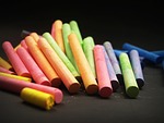blur, bright, chalk