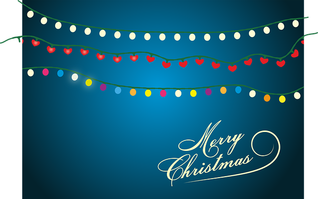 Free merry christmas christmas greeting vector