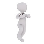 white male, 3d man, isolated