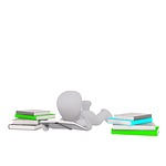 white male, 3d man, isolated