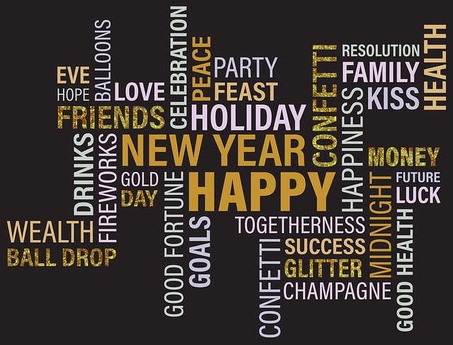 Free new year gold illustration