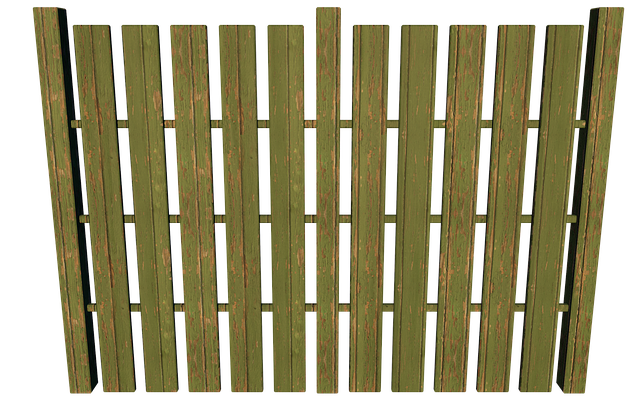 Free fence wood isolated illustration