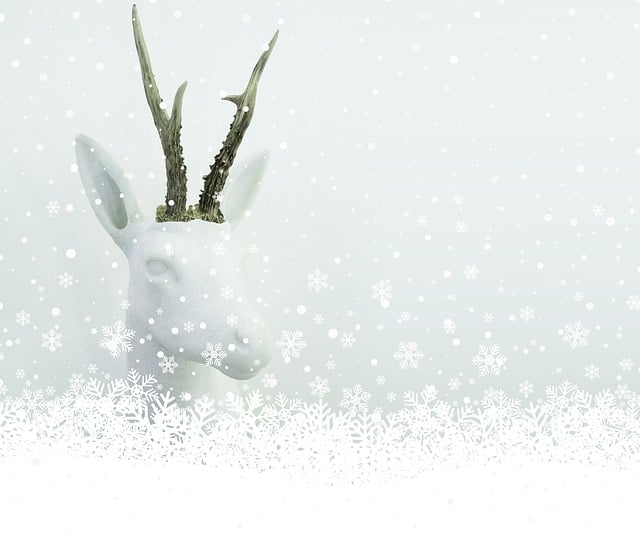 Free christmas snow white illustration