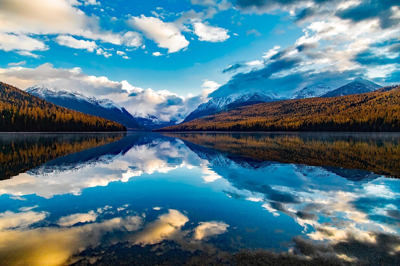 Lake Mcdonald - free online jigsaw puzzle photo