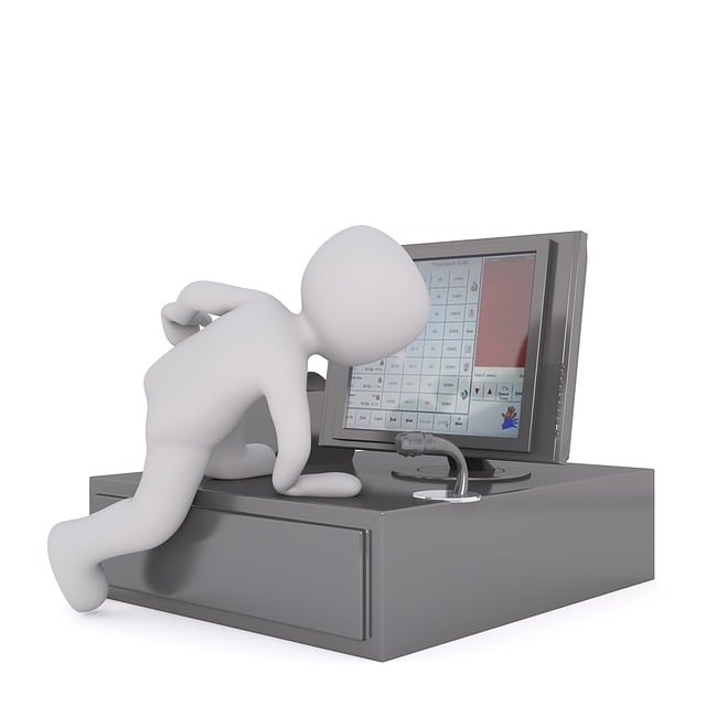 Free cash in white male 3d model illustration