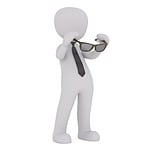 eyeglass frame, white male, 3d model