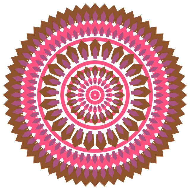 Free mandala design geometric illustration