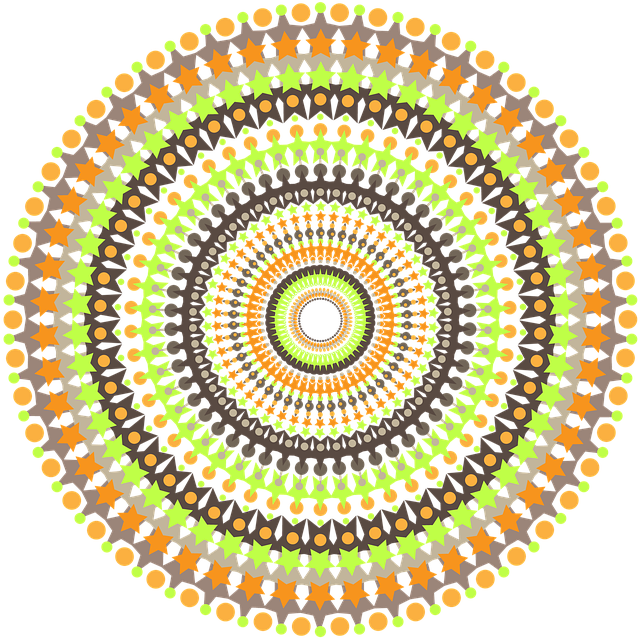 Free mandala design geometric illustration