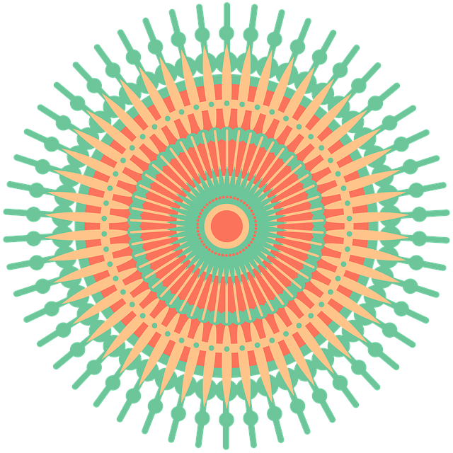 Free mandala design geometric illustration