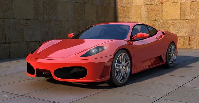 Free ferrari f430 sports car illustration