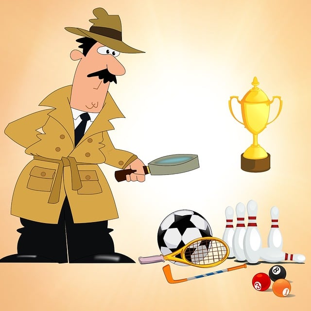 Free to analyse man detective illustration
