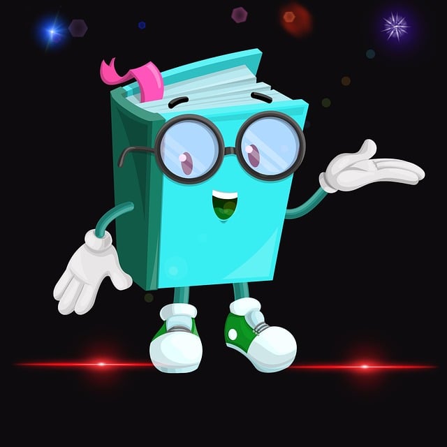 Free professor book funny book illustration