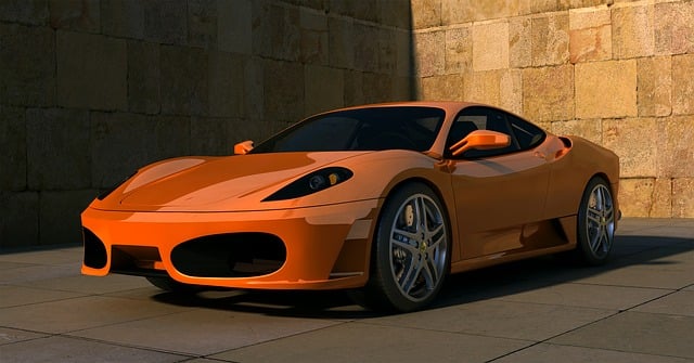 Free ferrari f430 sports car illustration