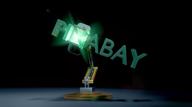 Pixabay, Roboterarm, 3D-Animation