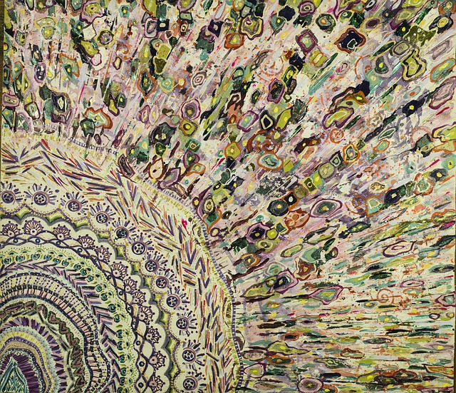Arte, Moderno, Cuadro, Acrílico, Lienzo