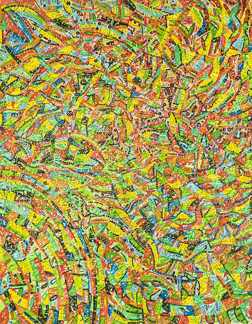 Arte, Moderno, Cuadro, Acrílico, Lienzo