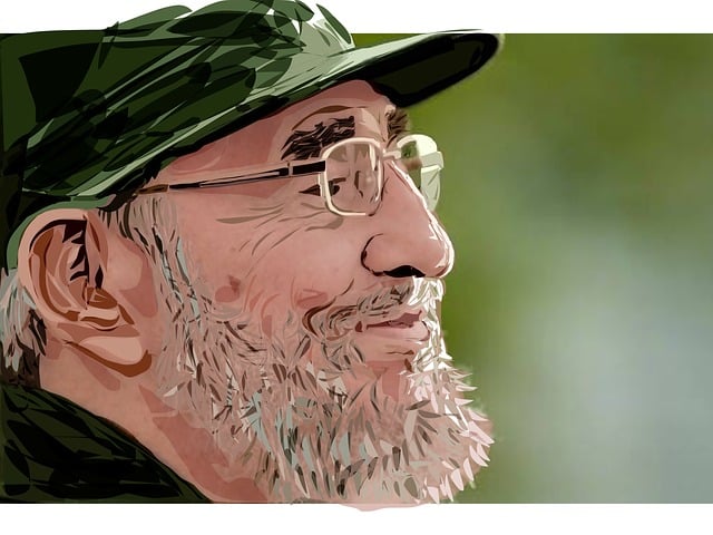 Free fidel castro revolutionary illustration