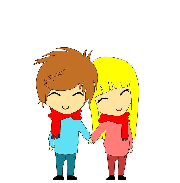 Free casal romance love illustration