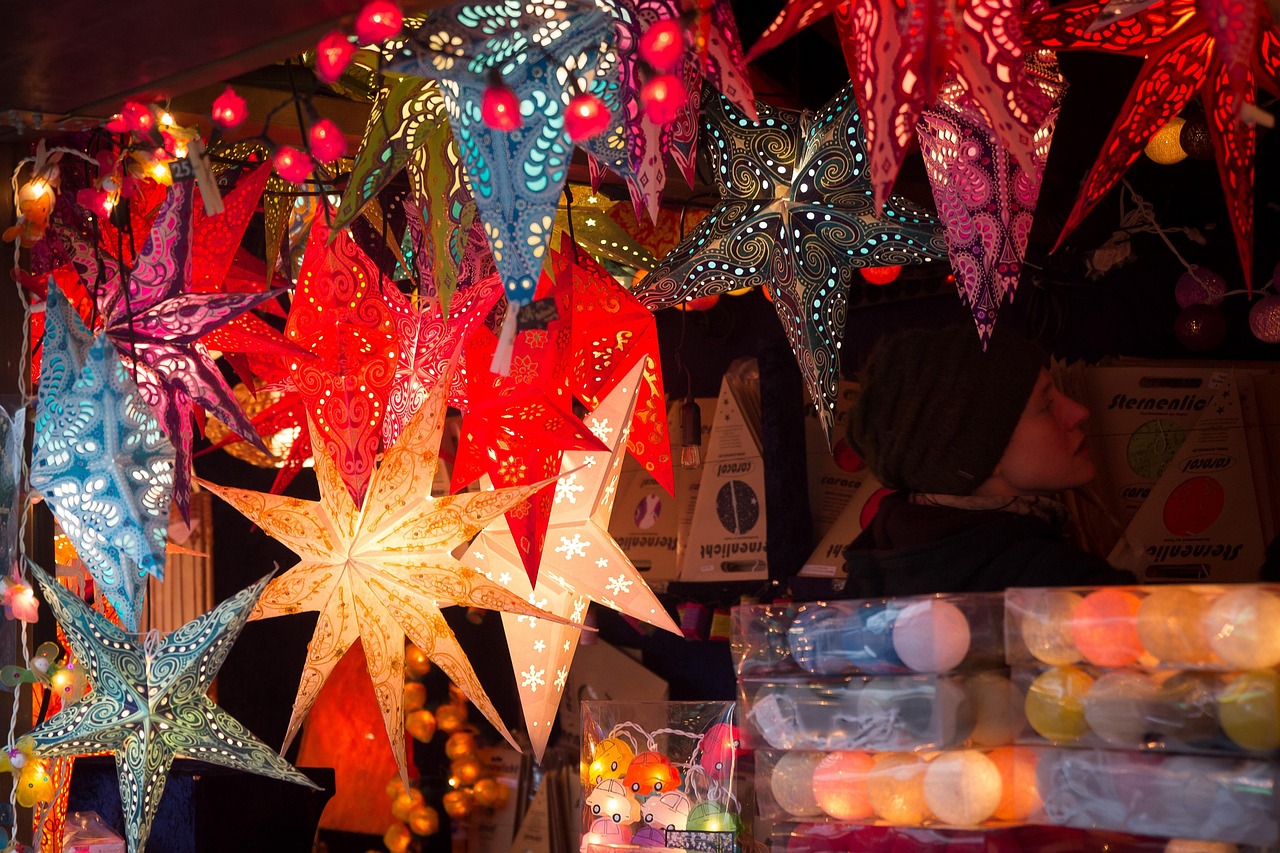 Weihnachtsmarkt Weihnachtsstern - Kostenloses Foto auf Pixabay