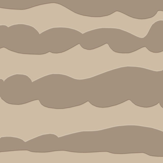 Muster, Wellen, Beige, Braun