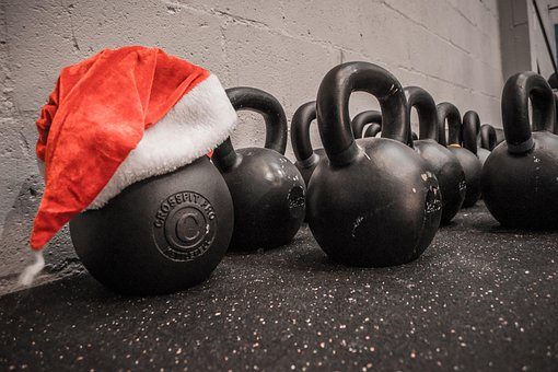Weihnachten, Fitnessstudio, Crossfit