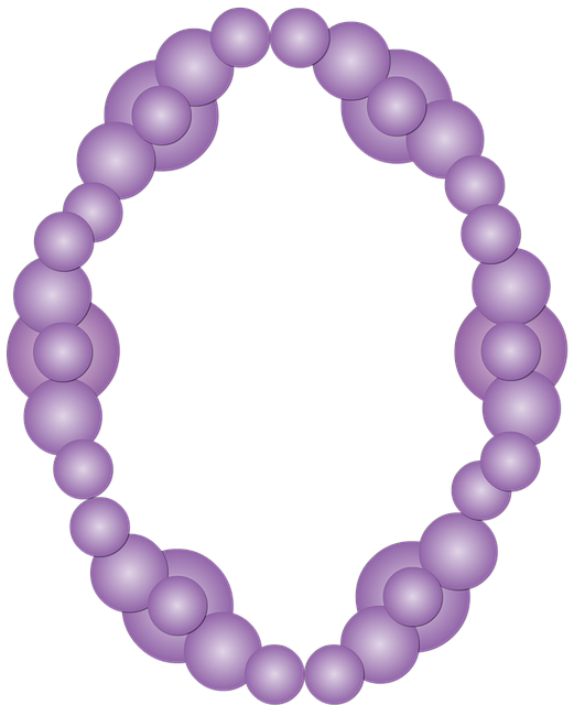 Free frame purple circles illustration