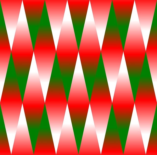 Free christmas geometric background illustration