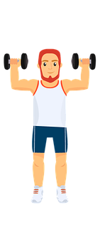 Fitness, Sport, Athlete, Illustration