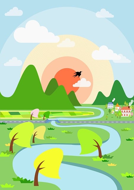 Free spring nature good weather illustration