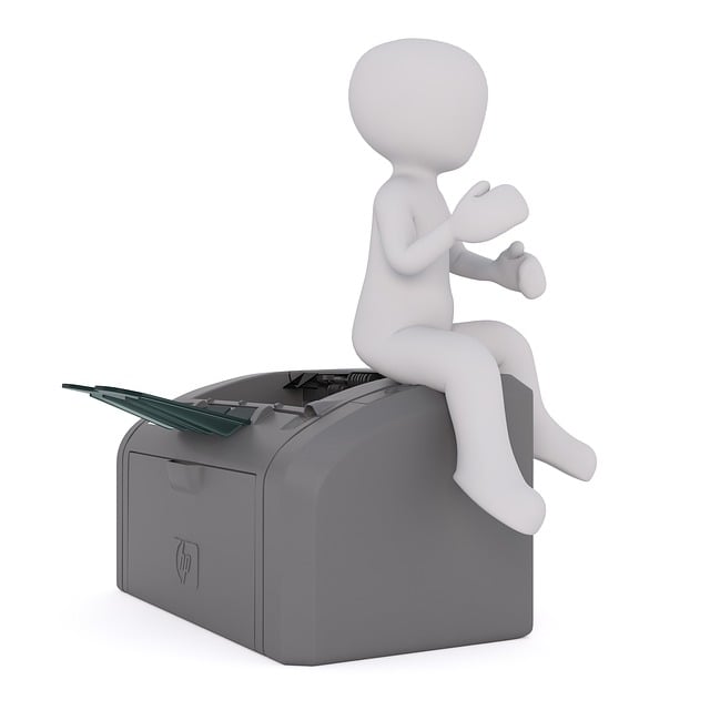 Free fax white male 3d model illustration