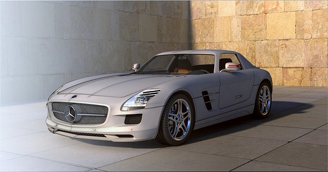Free amg mercedes sls illustration