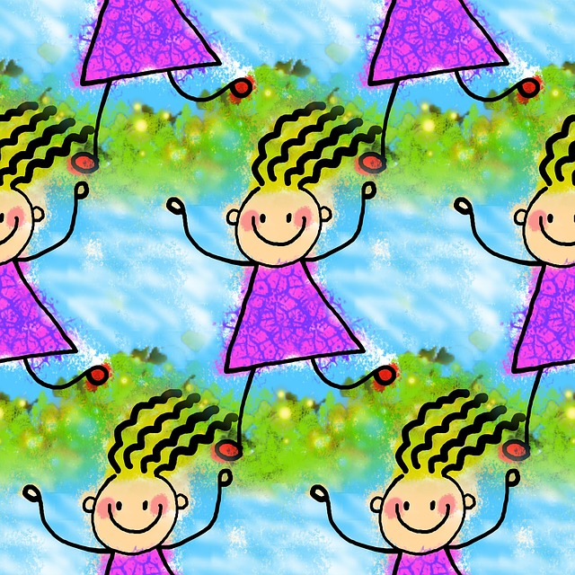Free seamless repeating tiling illustration