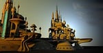 utopia, city, forward