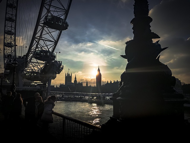 Free Sunset Buckingham Palace photo and picture