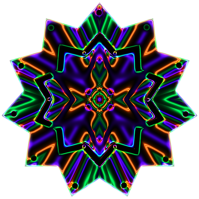 Free star jewel design illustration