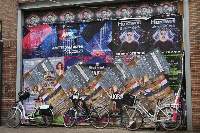 Ciudad, Bicicleta, Rueda, Cartelera