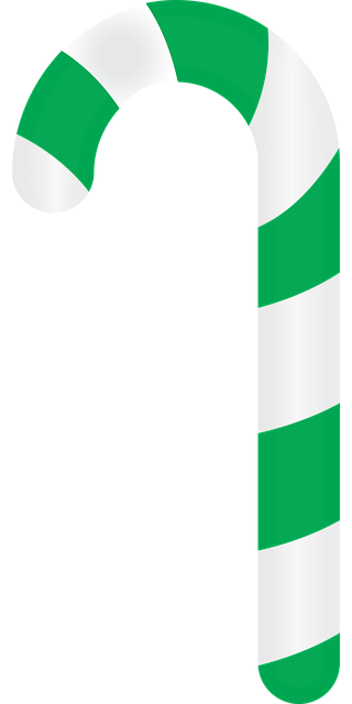 Free candy candy cane green vector