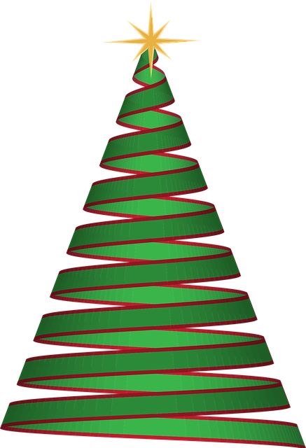 Juletre, Bånd, Grønn, Jul, Tre, Ferie