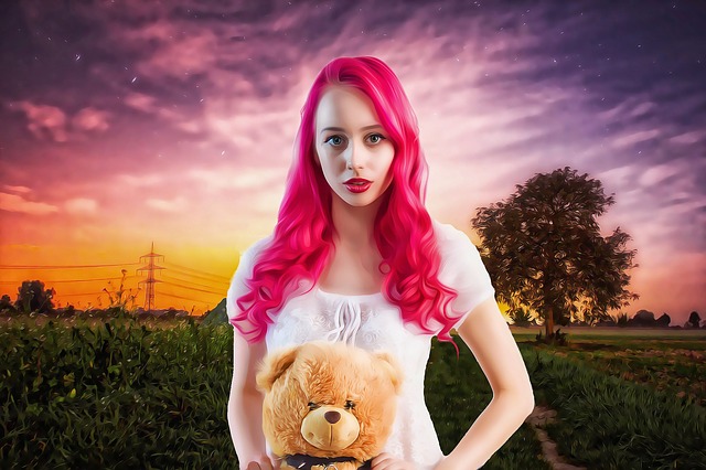 Free female girl fantasy girl illustration