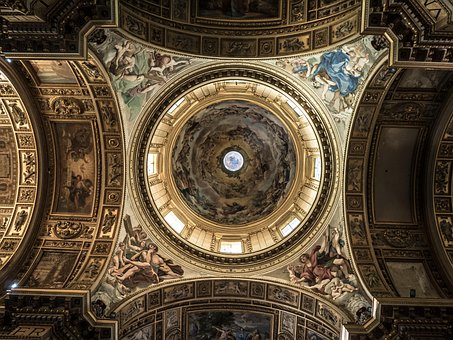 Loft, Rom, Kapel, Kirke, Kuppel, Italien