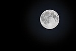 full moon, month, night
