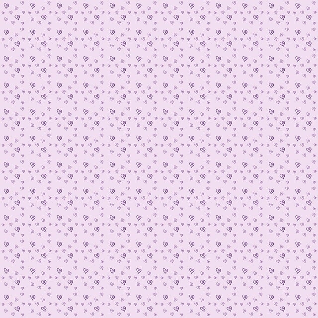 Free template hearts pink illustration
