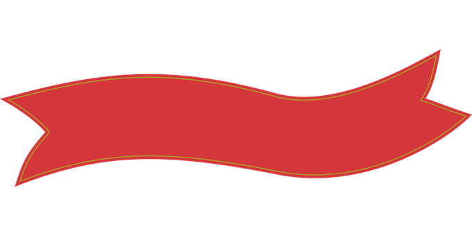 Bånd, Banner, Rød, Jul, Bannerbånd