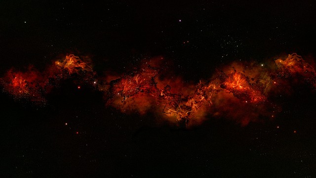 Free nebula stars space illustration