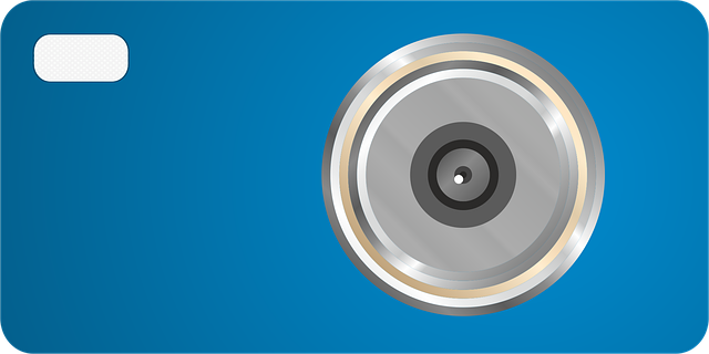 Free camera badge clipart vector