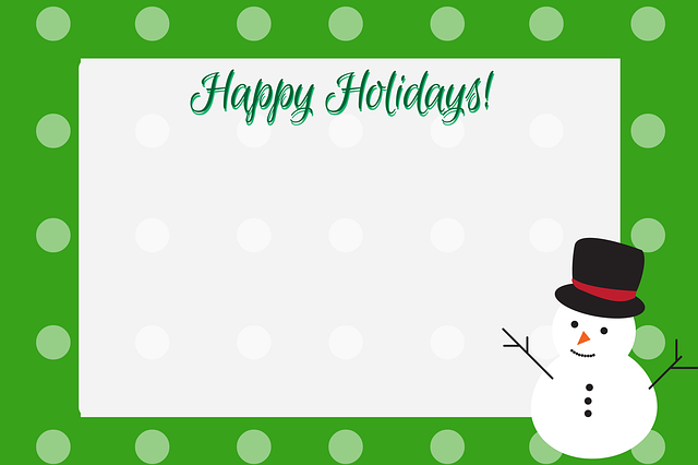 Free happy holidays christmas snowball fight illustration