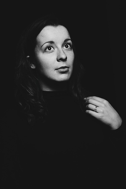 Free Black-And-White Photo Young Woman photo and picture