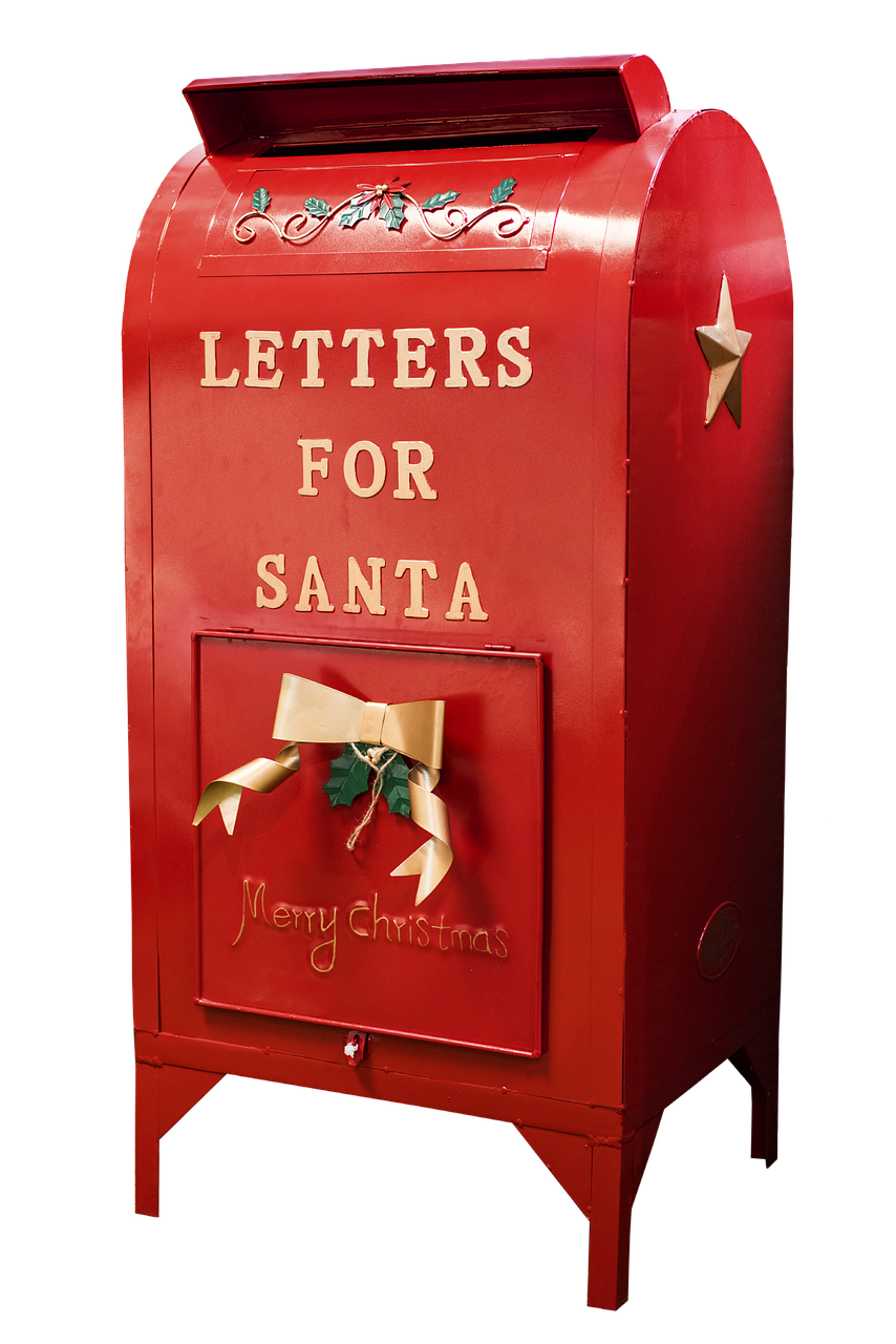 Free Santa Mailbox Christmas photo and picture