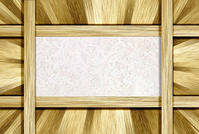 Free frame wooden frame square frame illustration