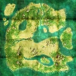 treasure map, map, old